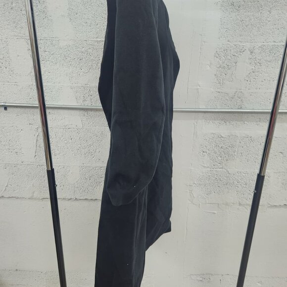 NWT Future Collective Black Double-Breasted Long Coat Size M - Picture 13 of 14